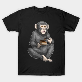 Monkey Birthday Cake T-Shirt